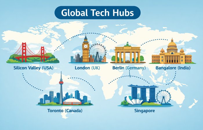 global tech hubs
