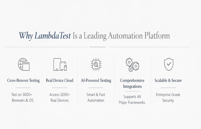 why lambdatest is a leading automation platform